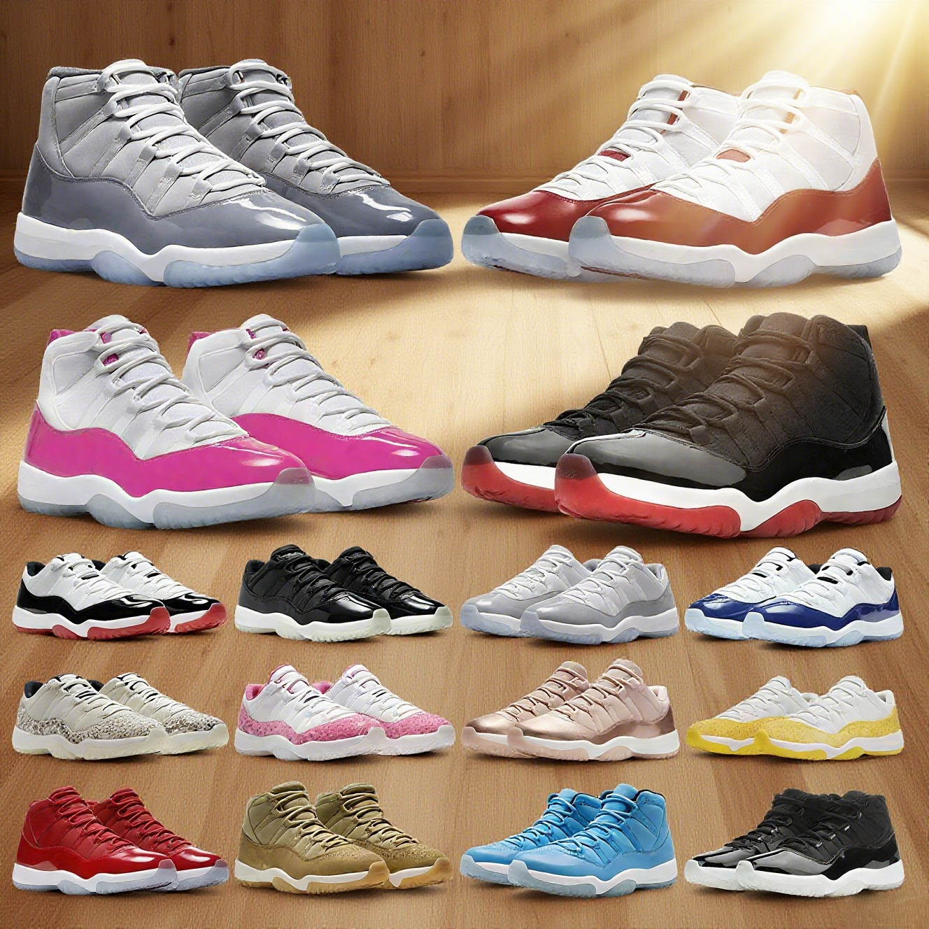 mens basketball shoes sneakers 11 High 11s for men sports sneaker classic multi color low designers running shoe fashion womens trainers EUR 36-4