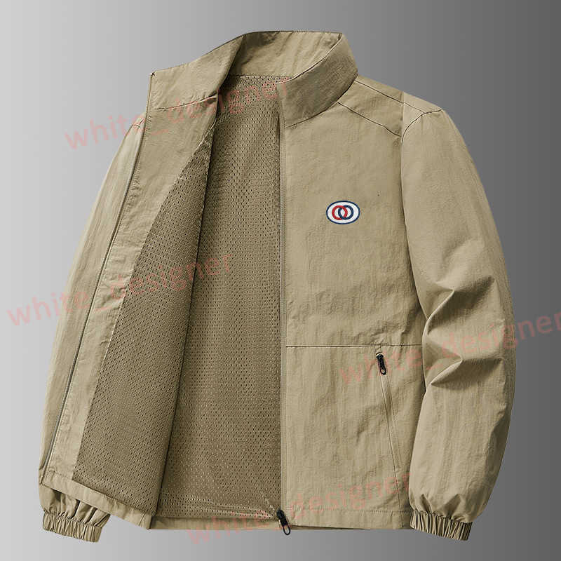 Designer Men's Jackets Men's Jacket Spring Autumn 2025 Casual Large Size Loose Stand Collar Top Youth Trench Coat