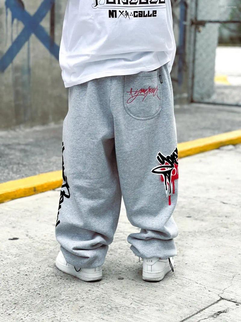 Men's Pants 2025 Harajuku Fashion Embroidery Sweatpants Trend Loose Retro Casual Comfortable Durable Training Outdoor RunningPants