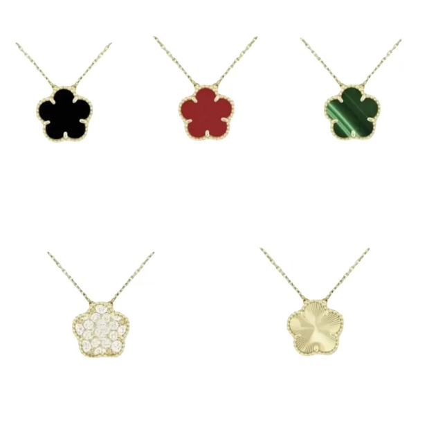 High Quality Classic Clover Necklace Pendant Pearl Mother S925 Silver Plated 18K for Women's Girl Valentine's Day Mother's Day Engage