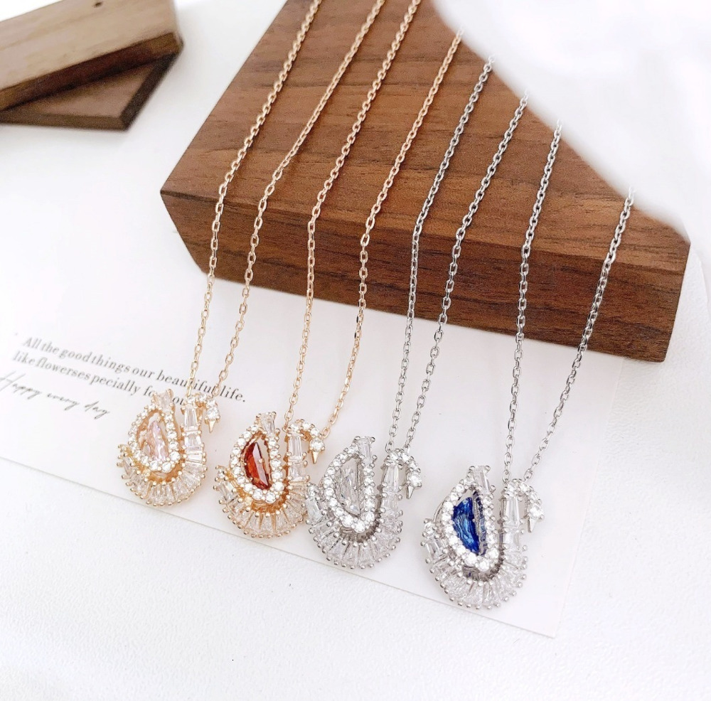 Swan Jewelry Designer Swallow Swansea Kit Jewerly Necklace for Woman Necklace for Women Clavicle Chain Classic Cutting Craft Light Luxury Jewelry