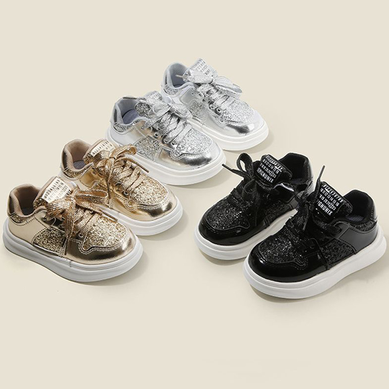 Kids Shoes Spring Autumn Toddler Girls Running Sport Sneakers Baby Children Boys Shoes Umshop Casual Flats Glitter Soft Sole Size 21 - 30 U0534