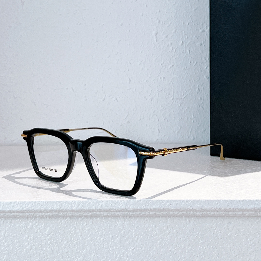 Square Eyeglasses Glasses Black Gold Frame Clear Lens Vintage Designer glasses Frame Optical Fashion Sunglasses Frames with Box