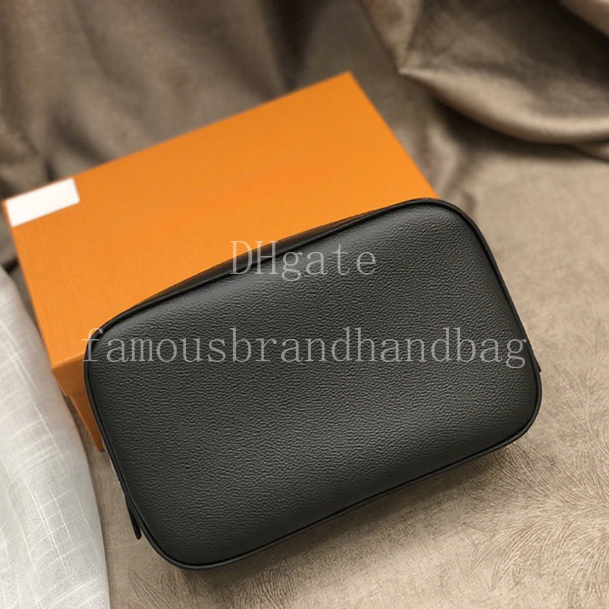 Designer Nano Large Size Makeup Bag 26CM Mirror Quality Canvas Clutch Bag Women Toiletry Bag With Box LX01B1