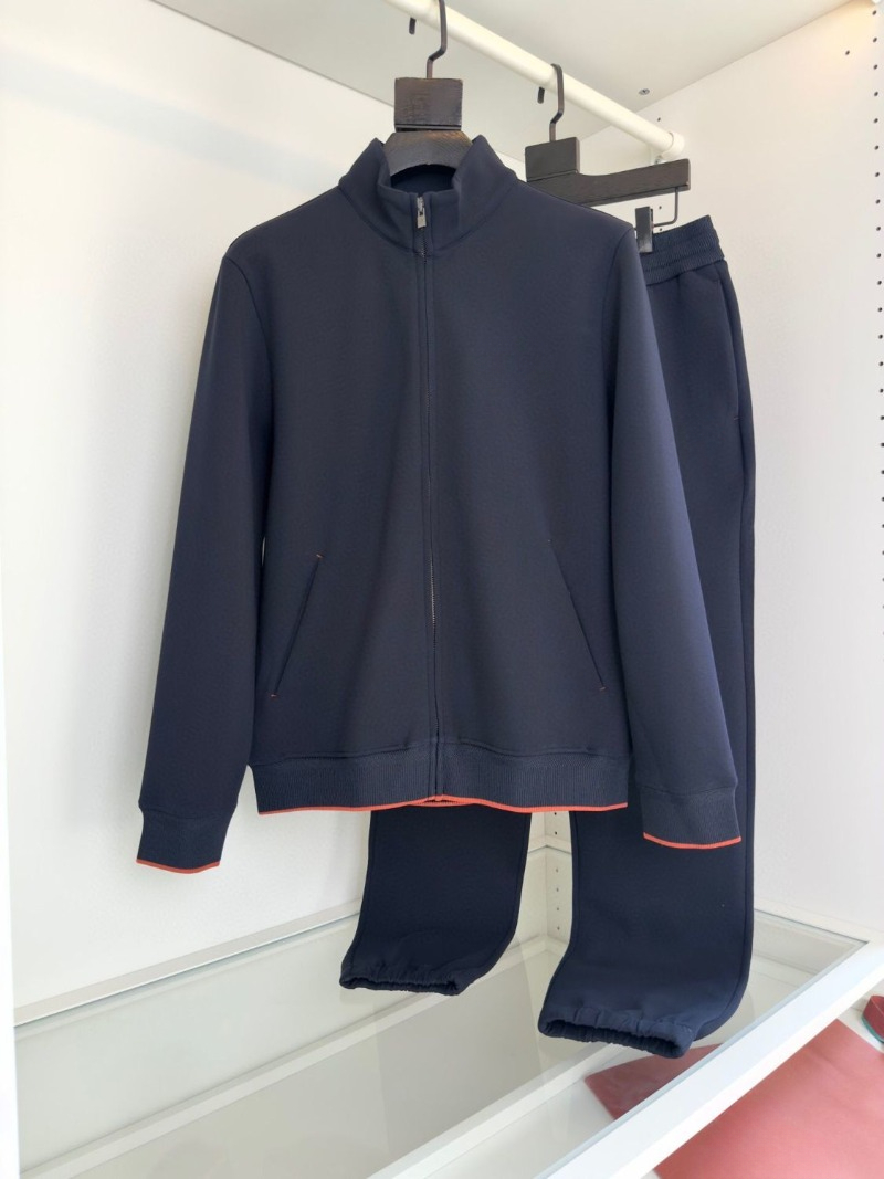 Mens Tracksuits Winter Casual Cardigan Coat Long Pants Suits L1289