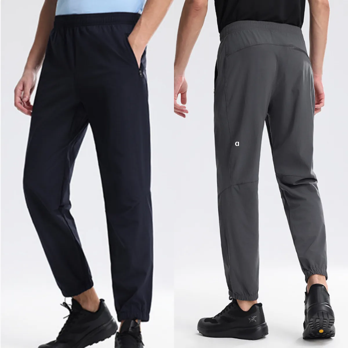 A754 Mens Pants Yoga Outfit Men Running Sport Trousers Adult Sportswear Gym Exercise Fitness Wear Elastic Breathable Trainer Pants-image-1070289243