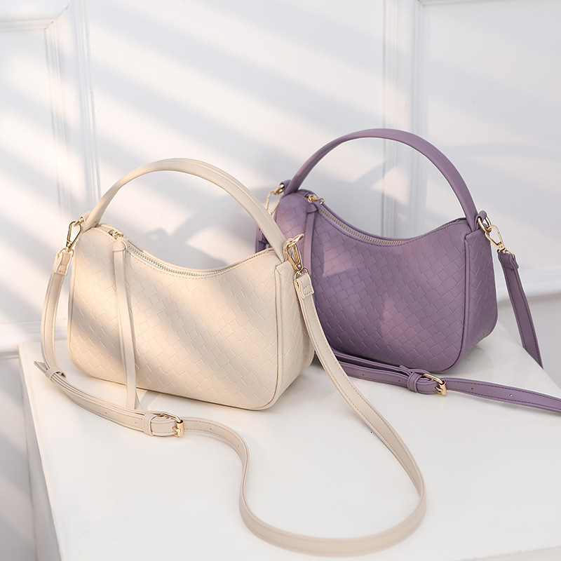 Fashion designer bags Luxury bag of 2025 New Woven Women's Bag Korean Version Export Ready Wholesale Handbag Shoulder Bag Trendy Crossbody Smal