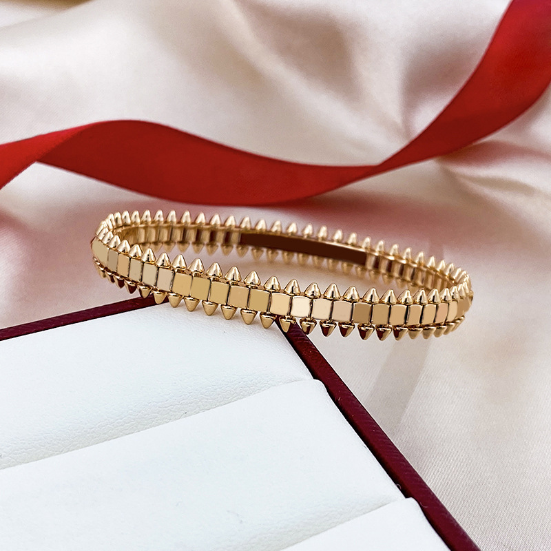 Luxury cuff bracelet woman Titanium steel love bracelet jewelry gift Designer Bangle women Gold Plated Screw Jewelry no box set