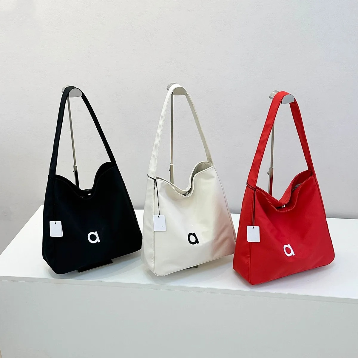 A1134 Durable Textile Shopping Bag aterproof Crossbody Handbag with Padded Straps for Gym Use Yoga Bag Single Shoulder Sports Tote for Outdoor Ac-image-1070800562