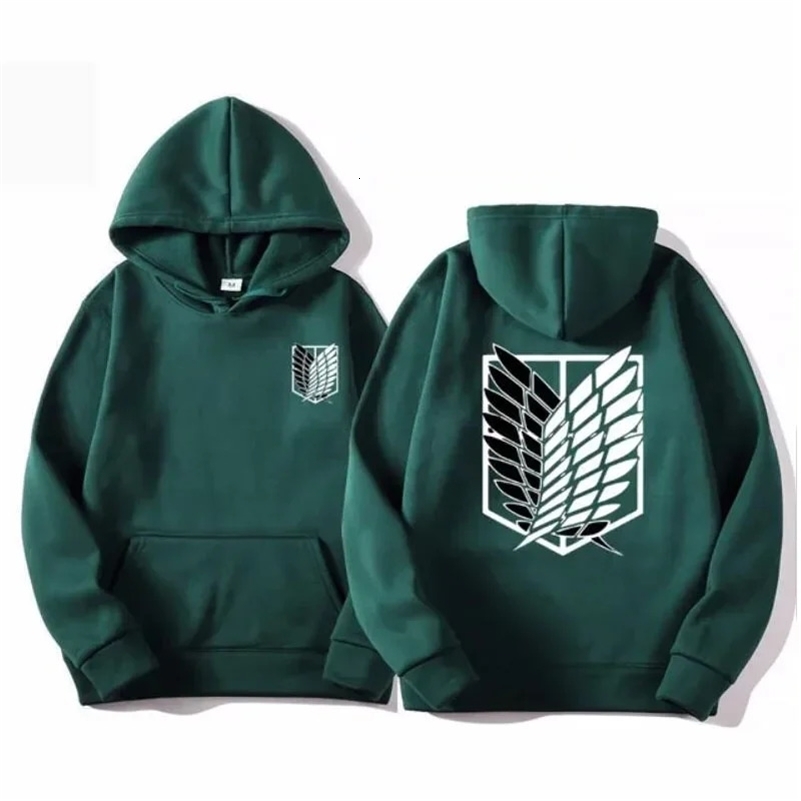 Attack on Titan Mens Hoodie Anime Hoodies Men Women Streetwear Pullover Harajuku Shingeki No Kyojin Hoodies Sweatshirt Clothes250823