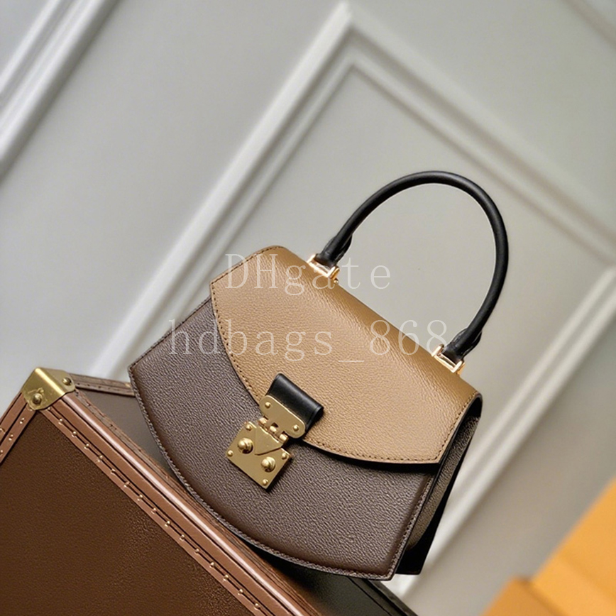 Mirror Quality Designer Bag Luxury Canvas Leather Handbag Fashion Shoulder Bag Crossbody Bag 24cm with Box LT05B1