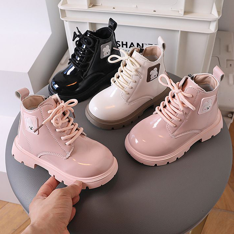 Kids Fashion Rabbit Boots Winter Autumn Soft Sole Zipper Cute Cartoon Design Short Girls Shoes Walkfashion Toddler Ankle Boots Sizes 21 - 30 sizes K