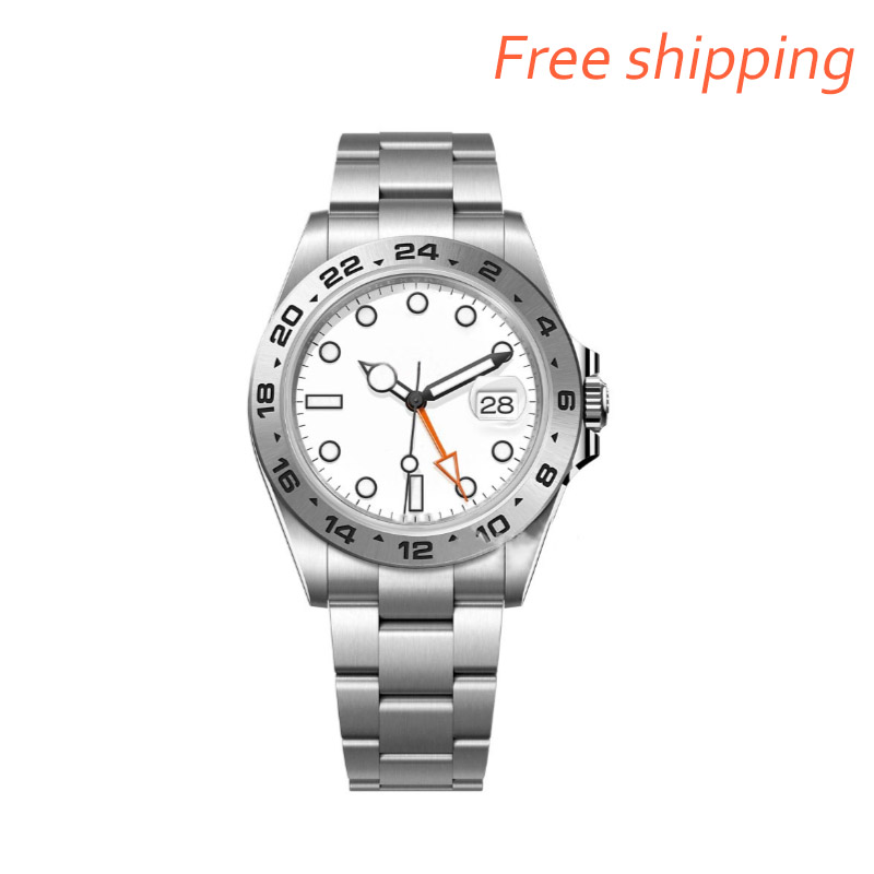 Mens Watch 42MM dial Automatic Watches Sapphire Luminous 904L Stainless Steel Strap luxury Wristwatches With Box and papers AAA quality free shippin