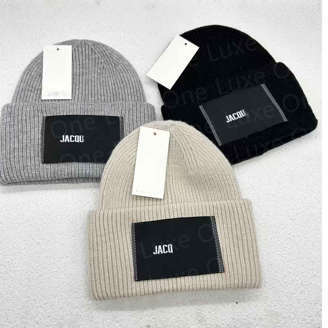 Beanie Designer Bonnet de Luxe Bonnet Hiver Mode Polyvalent Bonnet Unisexe Chaleur Patch Lettre Revers 9 Couleurs
