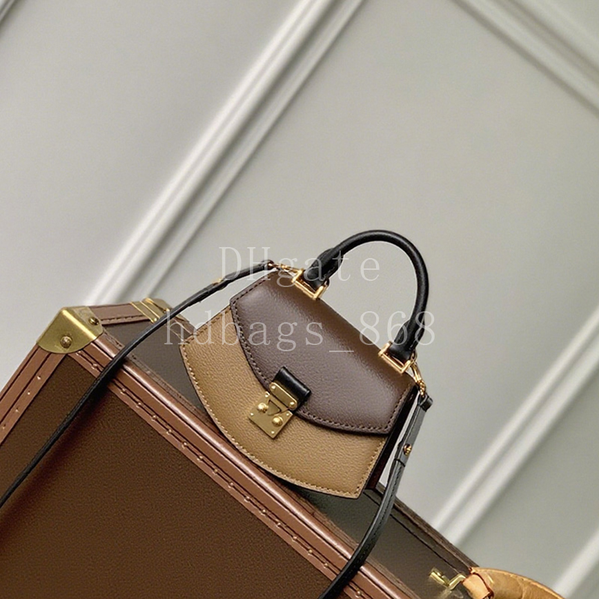 Mirror Quality Designer Bag Luxury Canvas Leather Handbag Fashion Shoulder Bag Crossbody Bag 16cm with Box LT05A1