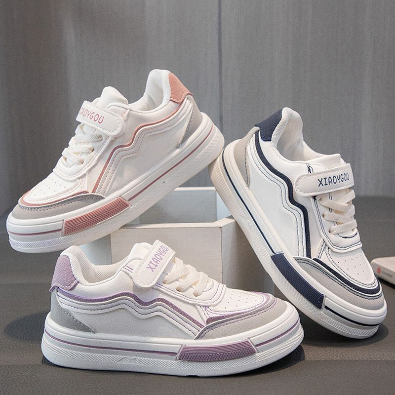 Kids Board Shoes Girl's Sneakers Fashion Hook Student Shoes Boys Sport Running Shoes Umshop Autumn New Toddler Casual Shoes Size 26 - 37 U0552
