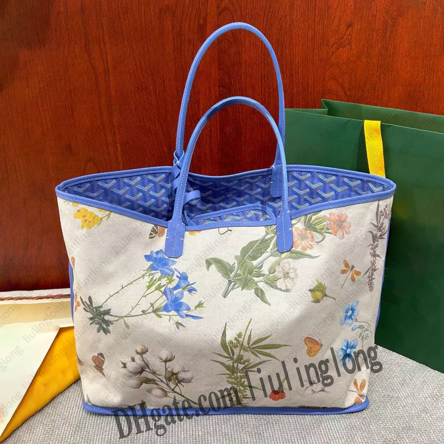 le jardin flowers tote bag luxury shoulder bag vic vintage clutch bags designer women bag purses travel fashion handbag crossbody square bag high qu