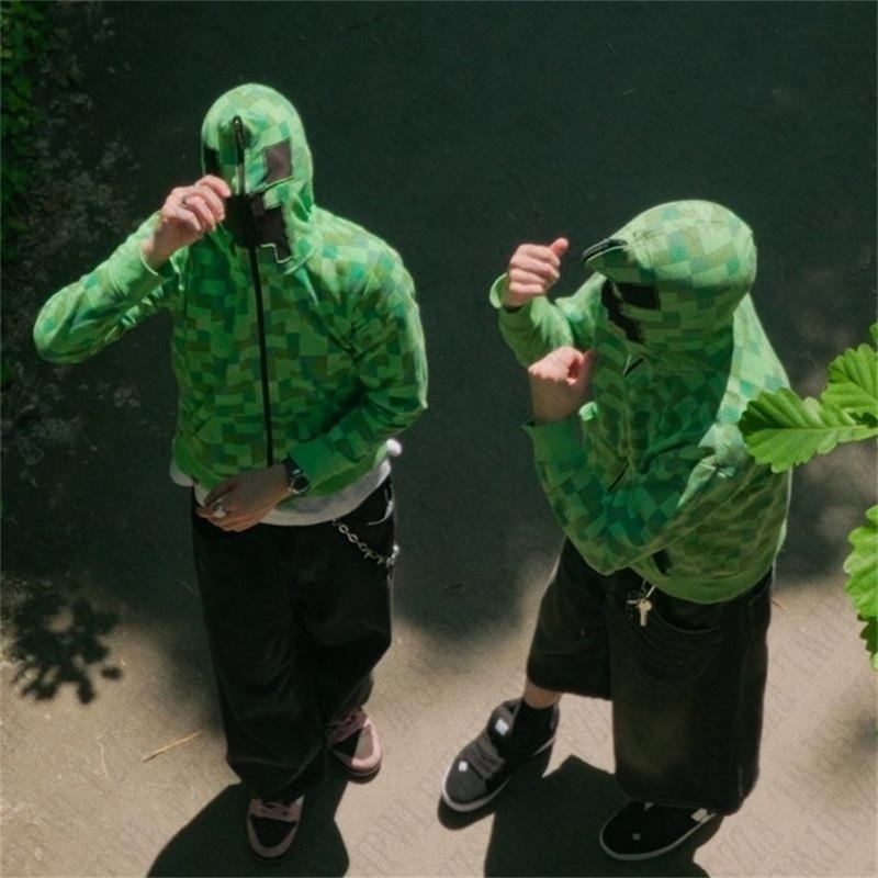 Streetwear Y2K Zip up hoodie Grunge Goth Aesthetics Graphic Print Retro Punk Clothes Oversized Hip Hop Zipper Hoodie sweatshirt250823