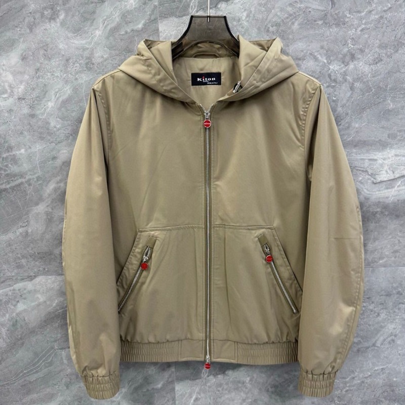Autumn and Winter kiton Zipper Pocket Mens Casual Hooded Thin Cotton Jacket Coats K1289
