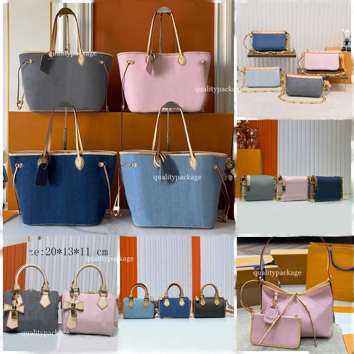 SCowboy Canvas Bag Designer Denim Bag Tote Bag Houlder Bags Crossbody Bags Hobo Clutch Wallet Purses Luxury Bag Classic Print Handbag Top Quality Bl