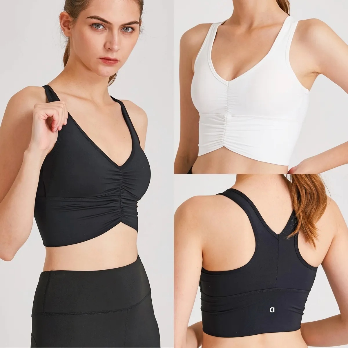 A420 New Women&#039;s Yoga Bra Sports Bra High Earthquake-proof Fitness Running Yoga Bra Beautiful Back Plus Size Bra-image-1070180613