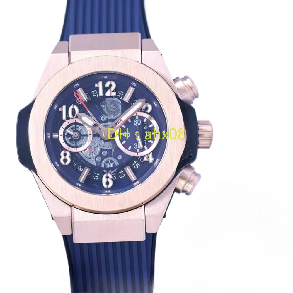 Top Man Watch Fashion High Quality Watch Designer Mens Watch Mechanical Automatic Movement Men's Watch Rubber Luxury Designer Watches
