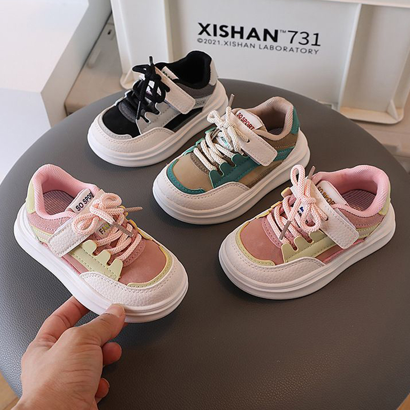 Kids Sneakers for Girl Boy 2025 Autumn New Fashion Style Comfortable Anti-slip Walkfashion Casual Toddler Sports Shoes Trainers Size 21 - 30 W0148