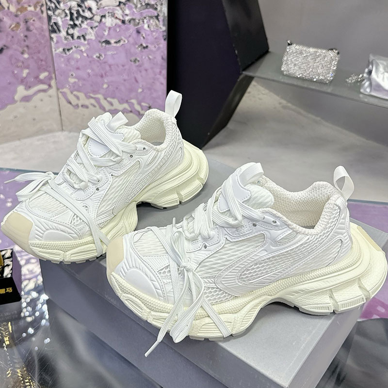 WOMENS 3XL TRAINERS IN WHITE designer new sneakers mens womens autumn winter casual shoes soft comfortable breathable mesh upper sneaker classic bra