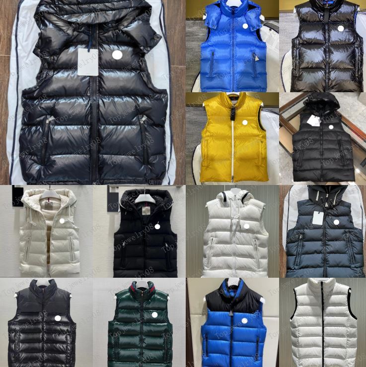 Mens Vest Designer Men Down Vest Mens Gilet Have NFC Men Puffer Jacket Gilets Bodywarmer Down Jacket Coats Windbreaker Outwears-image-993011092