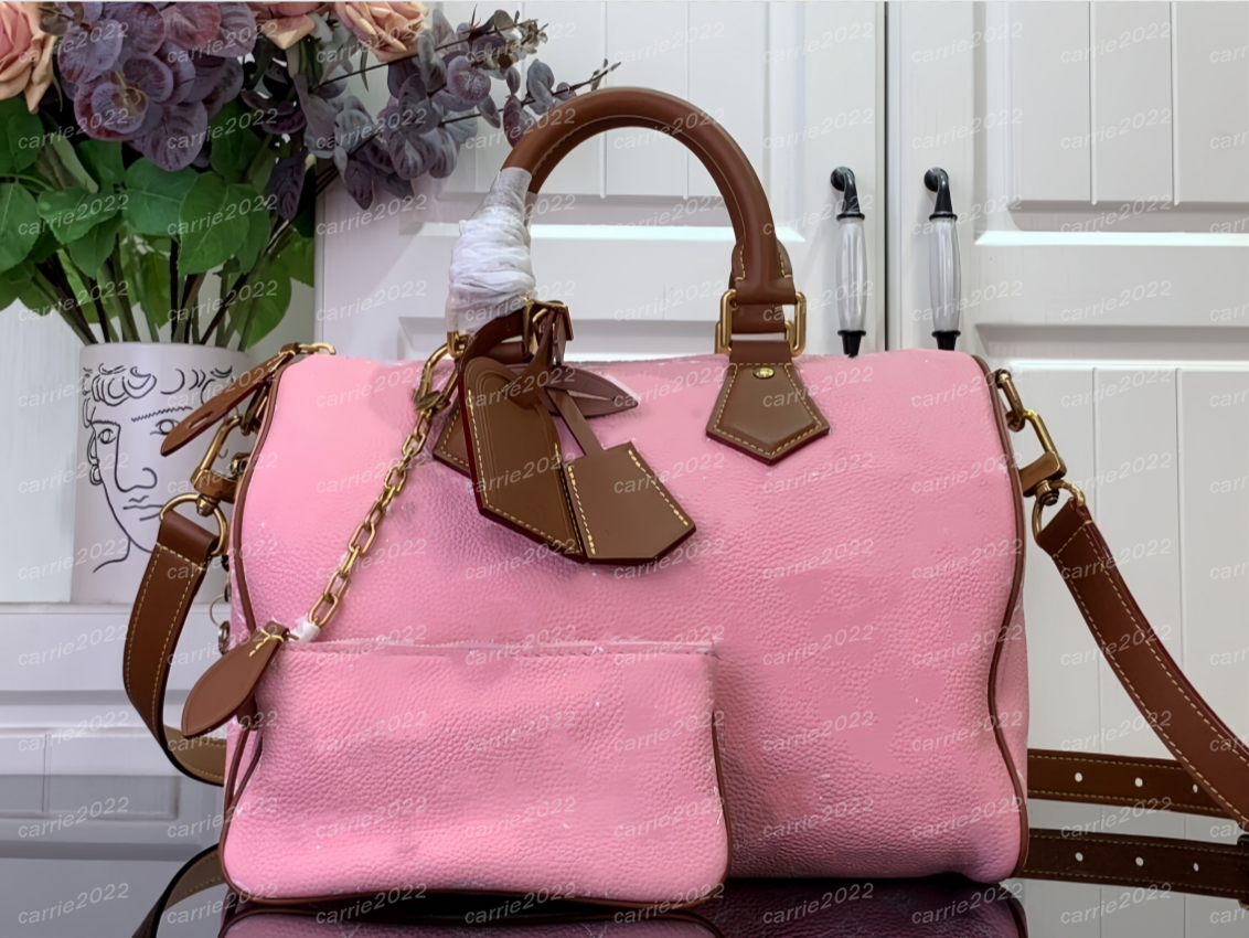 10A designer bag Mirror Quality pillow Soft 30 P9 Boston handbag shoulder bag women handbags cross body lady tote travel capacity Pillow bags Pink d