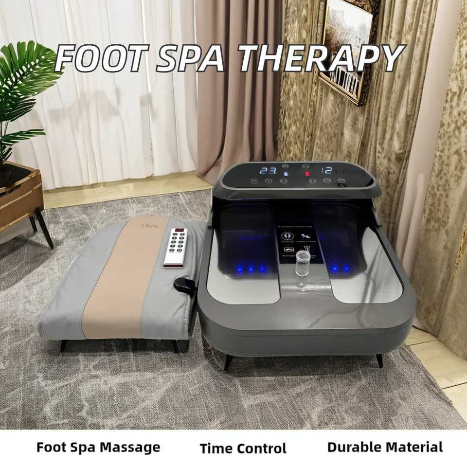 Plus P90 P100 PEMF Terahertz Therapy Foot Spa Remote Control Wireless PEMF Massager Health Care W250826
