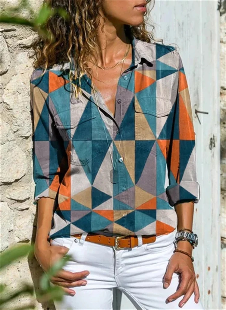 Elegant Fashion Women Shirt Loose Long Sleeve Large Size Shirt Women Casual Women Tops250825