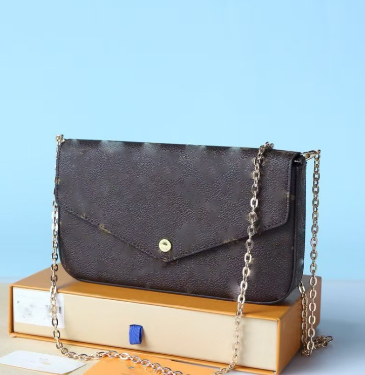 Sac de luxe Classic 3 pièces Small Sac à main élégant et luxueux sac de créateur