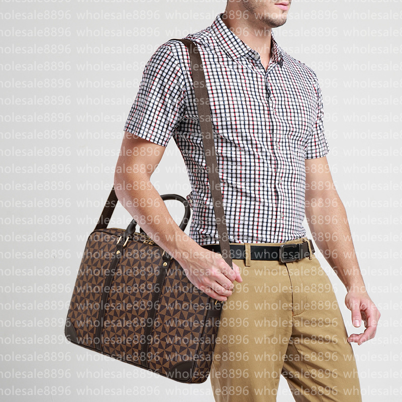 5A Quality Designers bags Mens Women briefcase Bag Designer Luxurys Style handbag Classic Hobo Fashion bag Purses wallets Brown Laptop bag briefcase