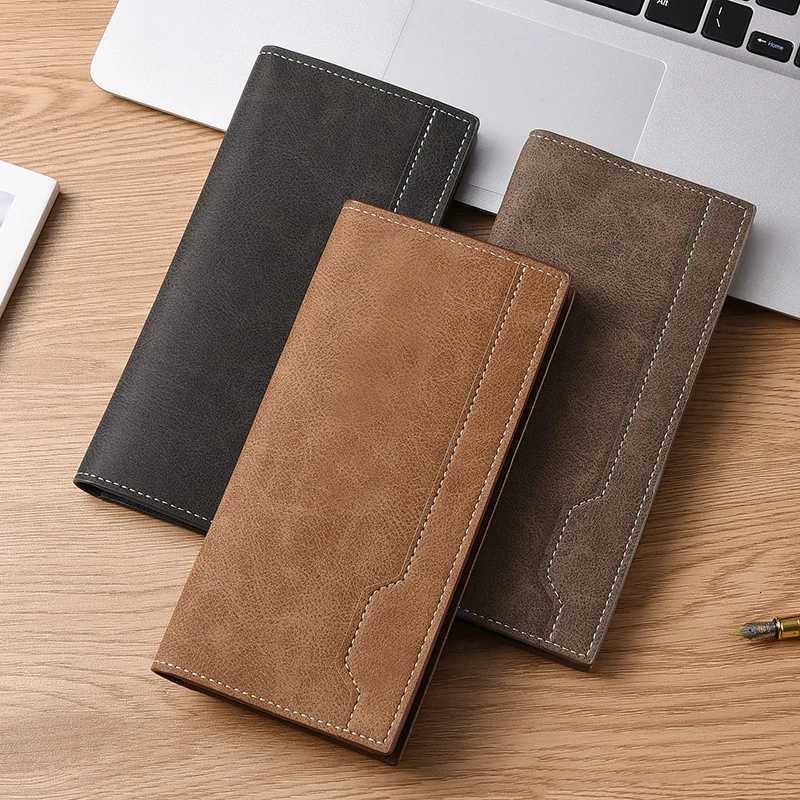Fashion Multiple Card Slots Mens Wallet Slim Long Thin Mens Luxury Wallet Designer Wallets Men With Coins Bag Mens Wallet Long W250826