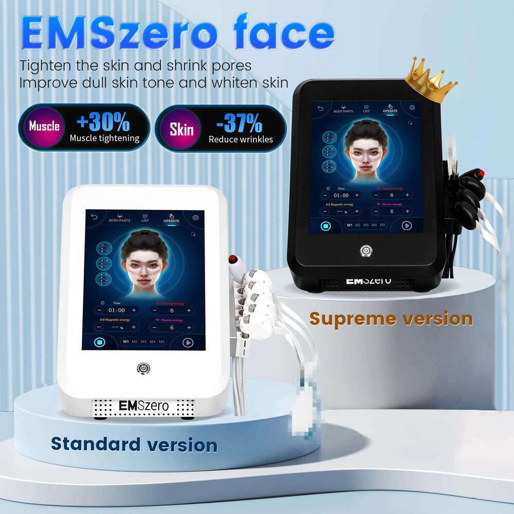Hot Selling EMSZERO EMS Facial Massage Wrinkle Removal Face Tightening Instrument Face Lifting Device Facial RF EMS Beauty Skin Tightening Device