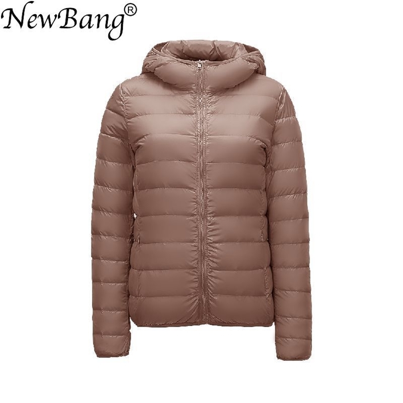 Bang Womens Down Jackets 90% Ultra Light Duck Down Women Lightweight Coat Hooded Female Windbreaker Parka Plus Coats250825ww