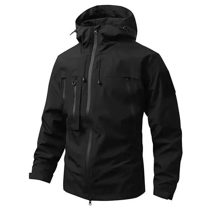 Autumn Mens Mountain Ski Jackets Outdoor Windbreaker Hiking Hooded Coats for Men Climbing Waterproof Jackets Raincoat ClothingXJ250826