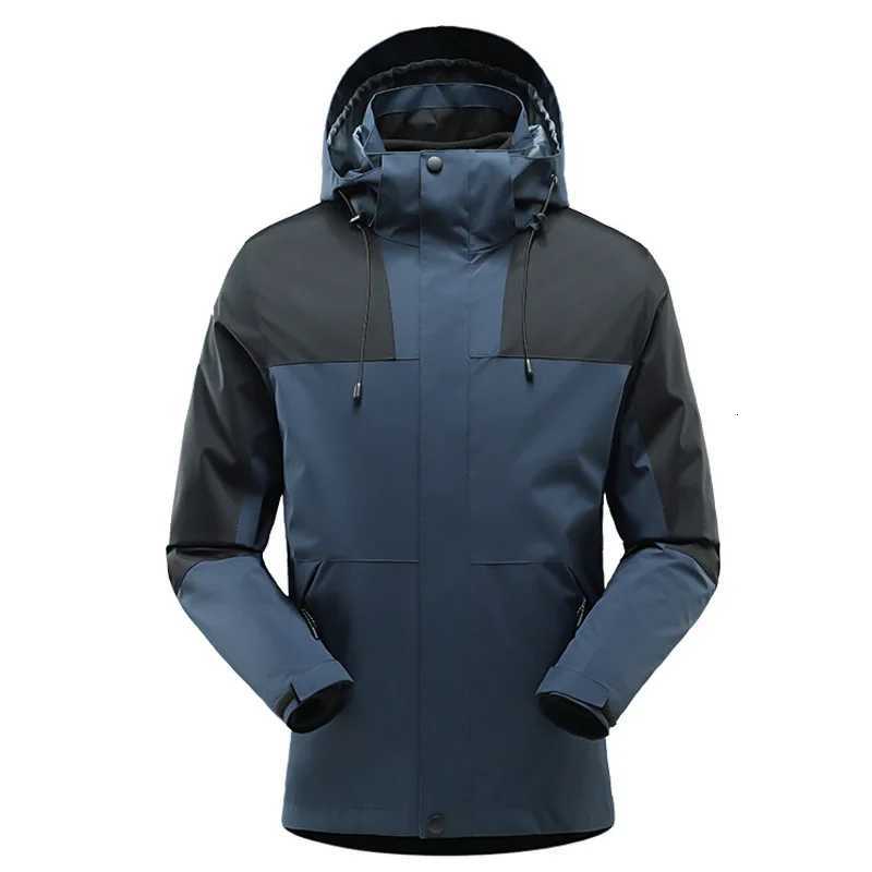 Customized Outdoor Jacket Men Women TwoPiece Set Removable Ski ThreeinOne Mountaineering Waterproof Windproof WarmXJ250826