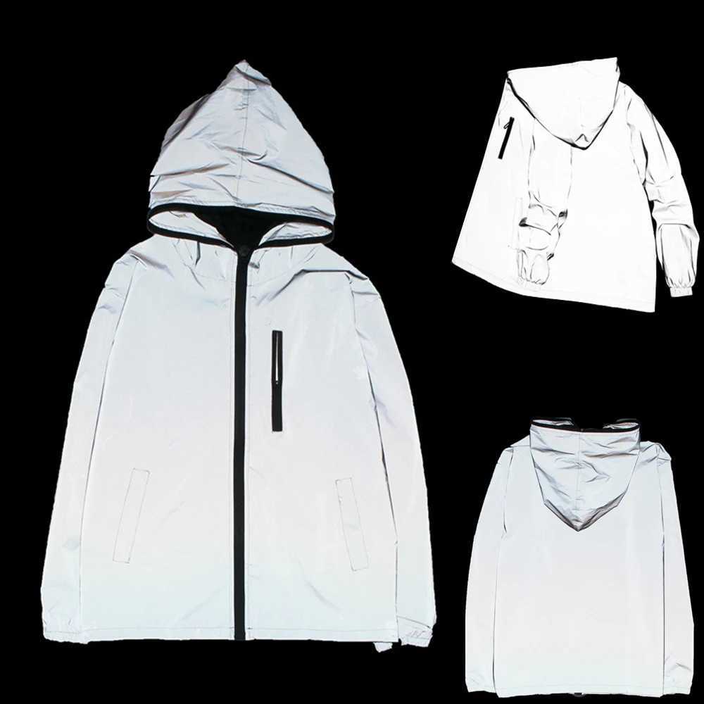 2023 New Reflective Jacket Cycling Jackets Men Coats Spring Autumn Hooded Windbreaker Bike Soft Windproof Waterproof JacketXJ250826