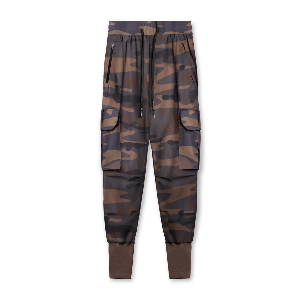 Camo Joggers Sweatpants Men Casual Cargo Pants Gym Fitness Quick Dry Slim Trousers Autumn Male Crossfit Sport Trackpants 250826