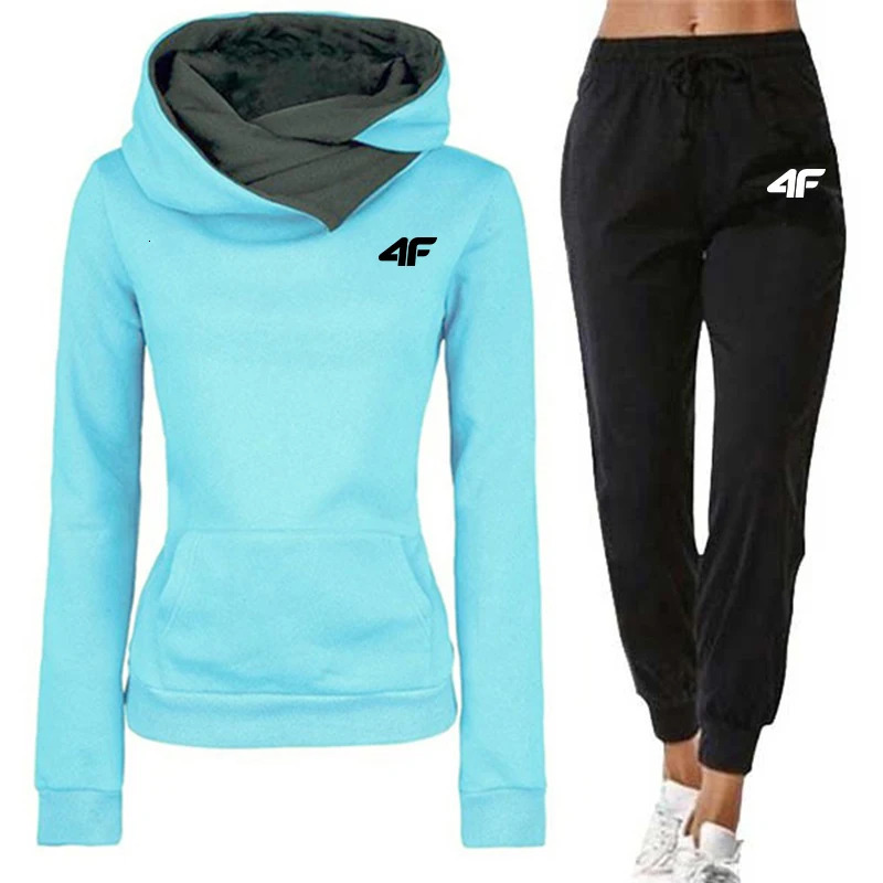 s Womens Tracksuit Print Sports Hoodies for Women Suit Jogging SweatshirtsPants 2 Pcs Sets Casual Woman Pants Sets 2025250825