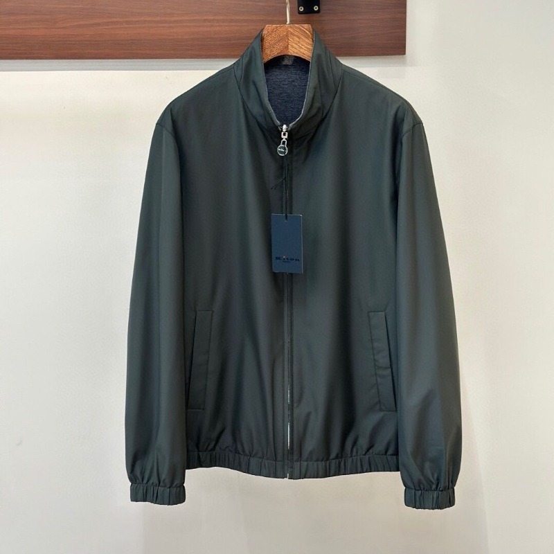 Mens Jacket Kiton Fashion Casual Stand Collar Double-sided Coat K1289
