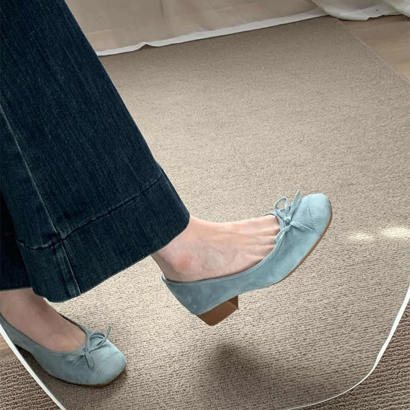 Spring Autumn Butterfly-knot Women Mary Jane Shoes Ladies Casual Slip On Shoes Party Dress Female Shoes 250821
