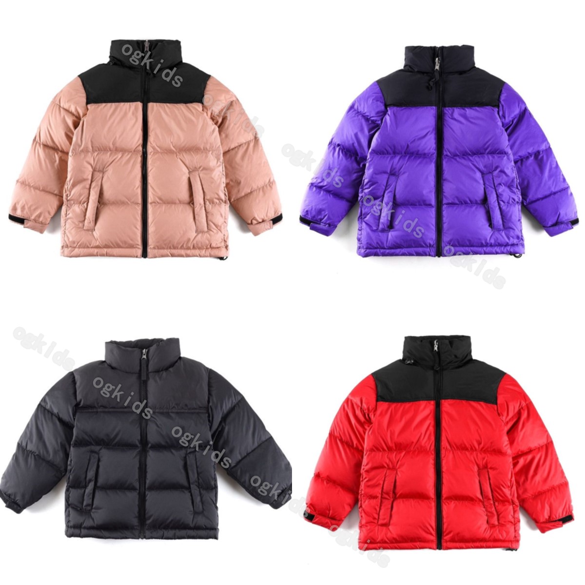 designer Baby kids Down coats toddler Jackets clothes children Down coats kids winter boys girls youth outdoor Warm Black pink blue white Jackets-image-825119781