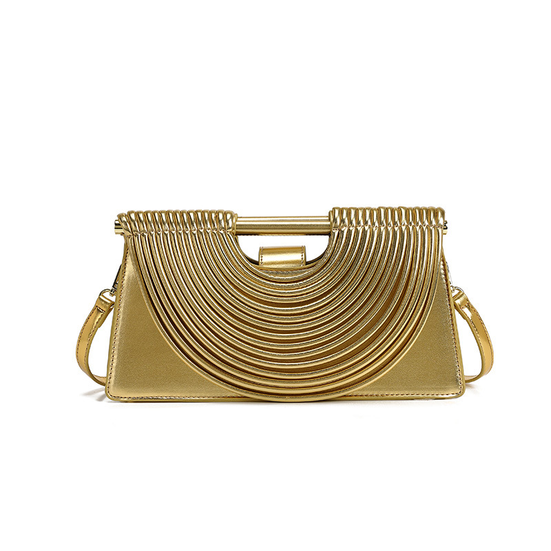 Designer Handbags for Women New Gold Luxury Handwoven Noodle Bags Leather Pulled Hobo Silver Evening Clutch Purse Wallet Soft Messenger Bags Single