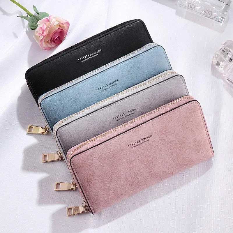 Women Handheld Long Wallet Multifunctional Card Bag Mobile Bag Wallet for Women Large Capacity Women Long Wallet with Zipper W250826