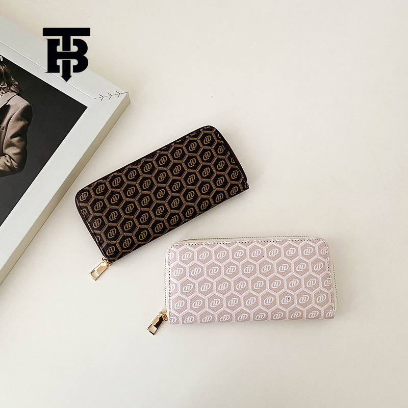 TB BHULAMTE Designer Women's Long Wallet Large Capacity Handbag Luxury Zipper Card Bag Coin Bag Fashion Phone Storage Bag Free Shipping