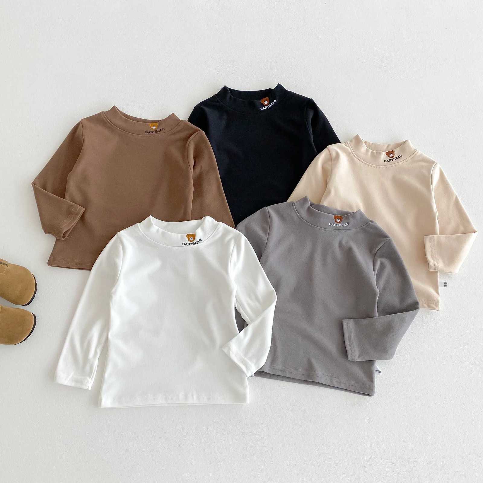 Spring and Autumn Clothing Baby and Childrens Long Sleeve Cotton Sportswear Cute Round Neck Top Boys and Girls Casual Wear Z250826