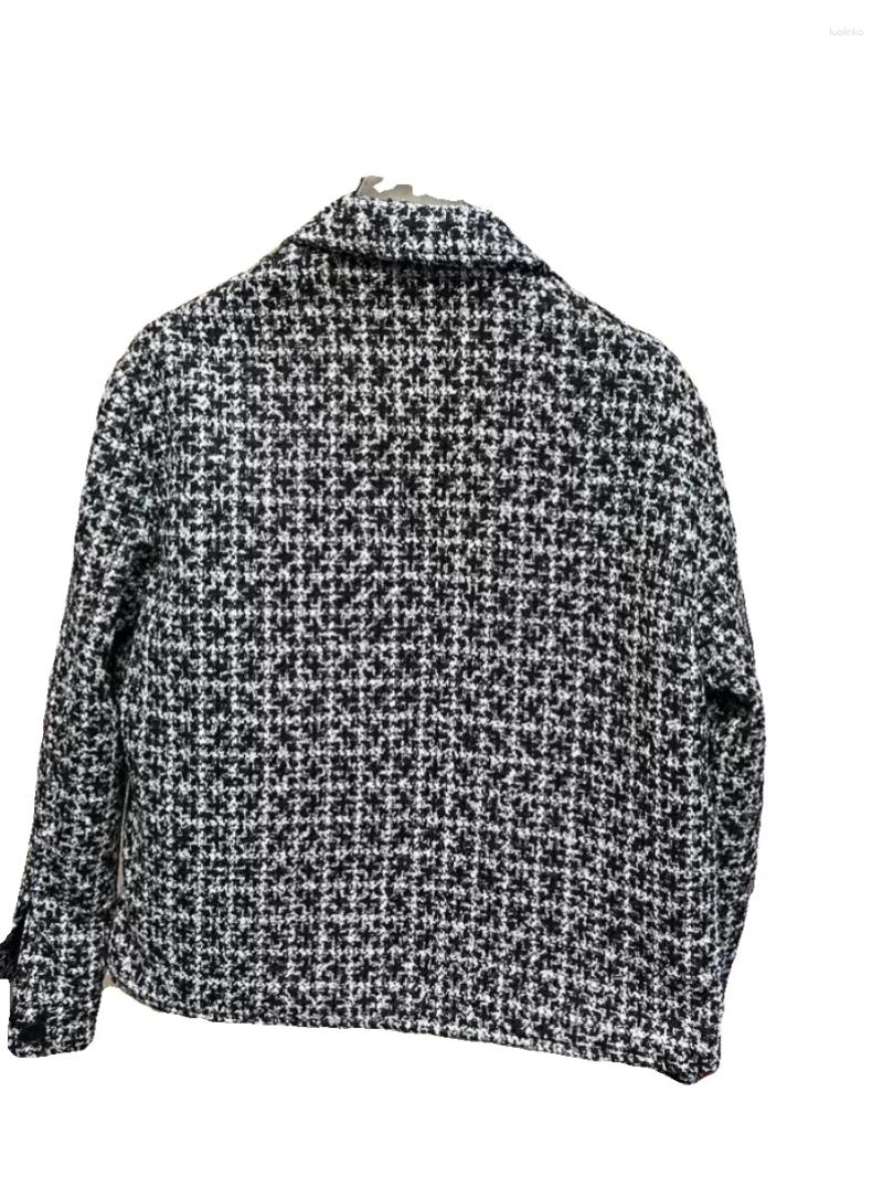 Men's Jackets Spani Weave Jaet Autumn Winter Long Sve Irt Collar Outerwear Thi Modern Sle Youth Trend Stand Fit
